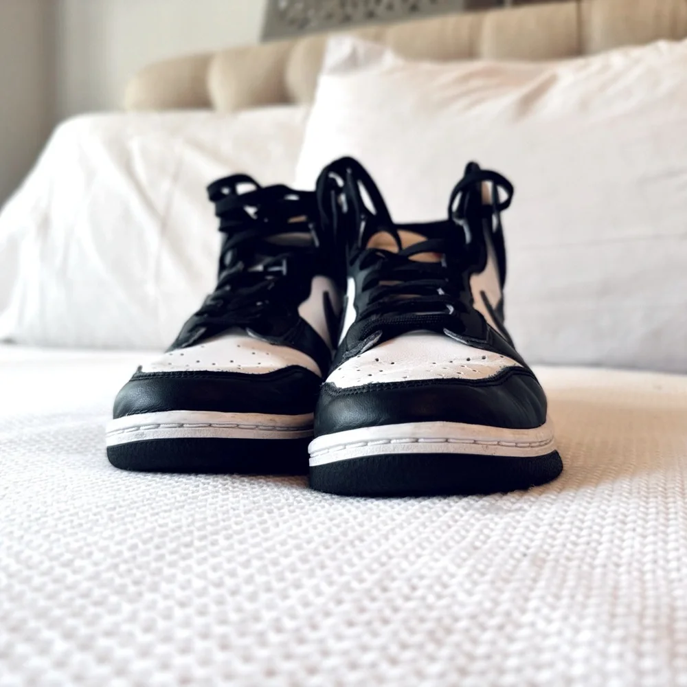 NIKE Dunk High Retro Black & White Panda High-Tops Sneakers Basketball Shoes
